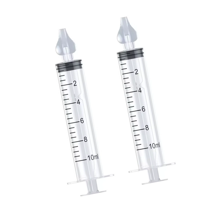 JERINGA PACK 2 ASPIRADOR NASAL PARA LAVADO MOCOS NARIZ BEBE - 1