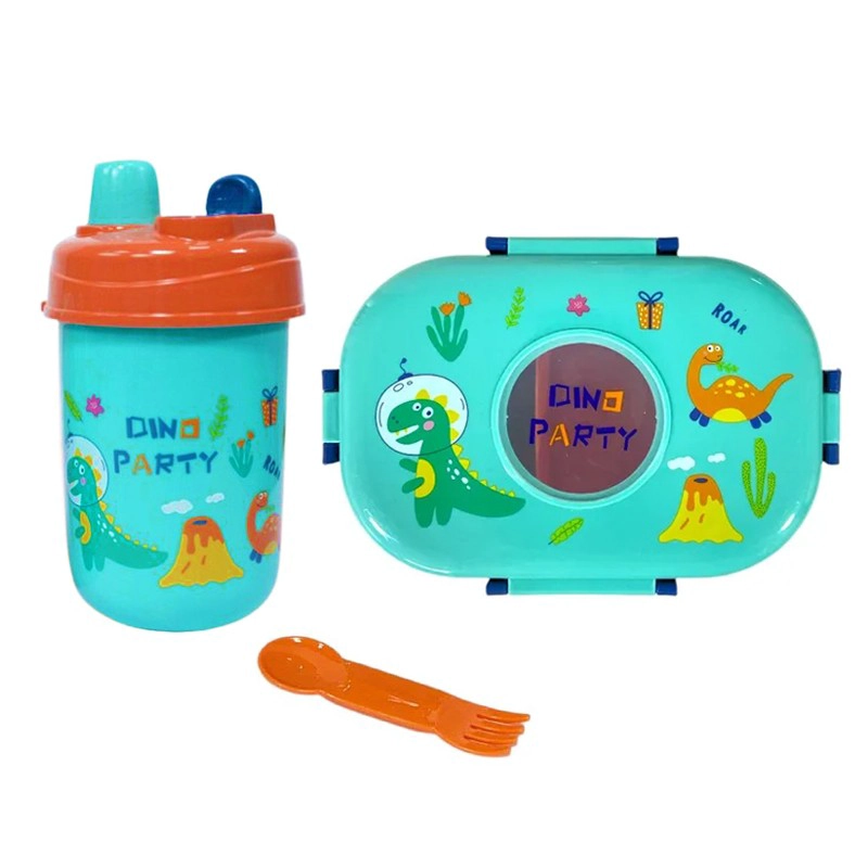 SET LONCHERA ESCOLAR + BOTELLA TUPPER VIANDA COLACION NIÑOS - 1