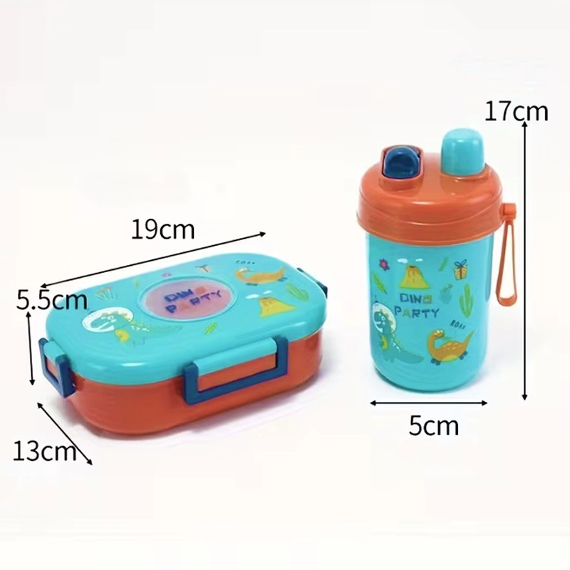 SET LONCHERA ESCOLAR + BOTELLA TUPPER VIANDA COLACION NIÑOS - 2