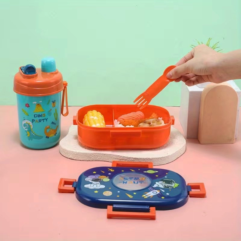 SET LONCHERA ESCOLAR + BOTELLA TUPPER VIANDA COLACION NIÑOS - 5