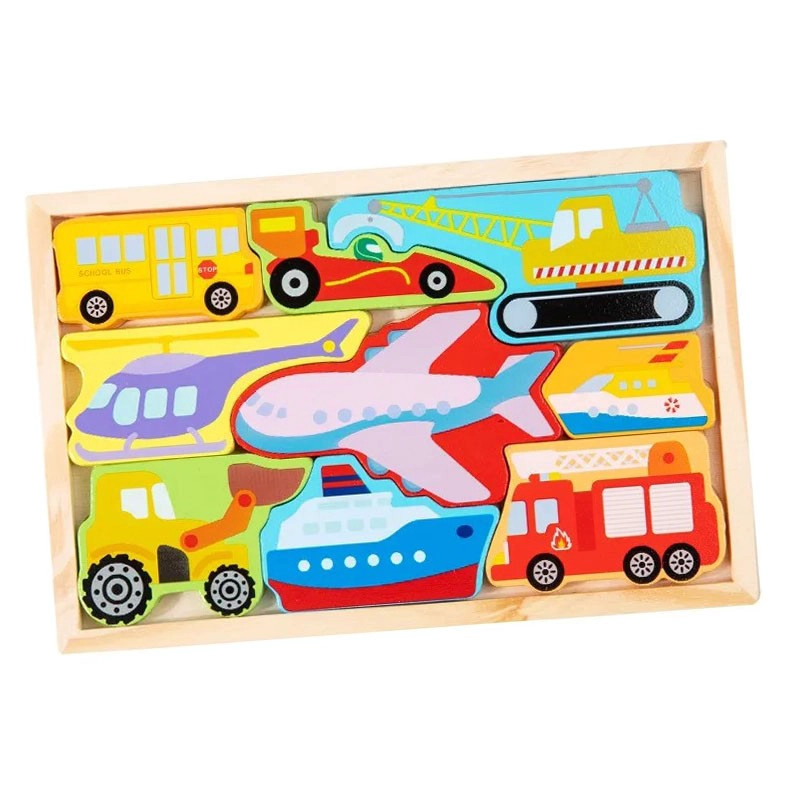 ROMPECABEZA PUZZLE ENCAJE DE MADERA JUGUETE DIDACTICO NIÑOS - 1