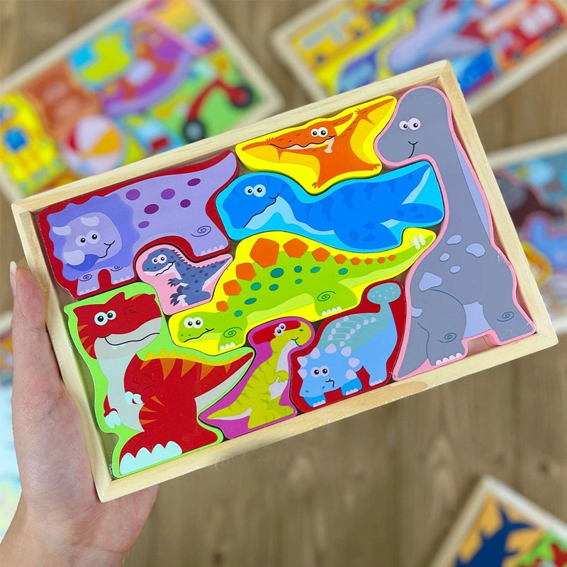 ROMPECABEZA PUZZLE ENCAJE DE MADERA JUGUETE DIDACTICO NIÑOS - 5