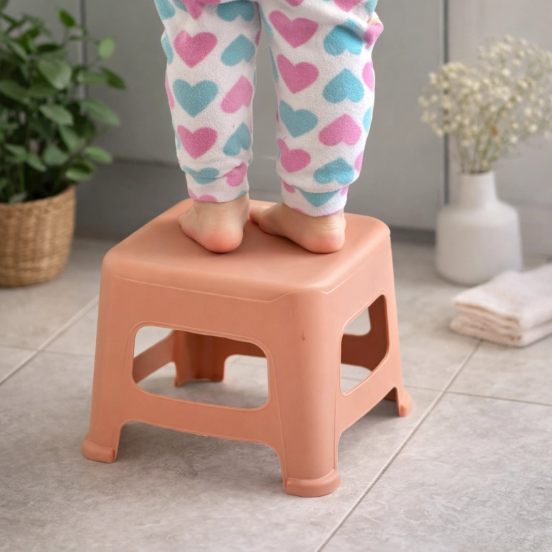 ASIENTO TABURETE PISO BANQUITO PLASTICO SILLA PARA BEBE NIÑO - 3