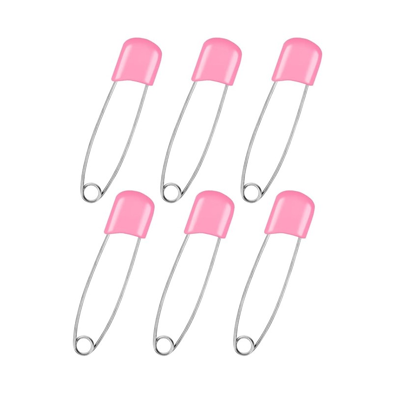 PIN IMPERDIBLE ALFILER DE GANCHO PARA ROPA BEBE PAÑAL GUAGUA - 1