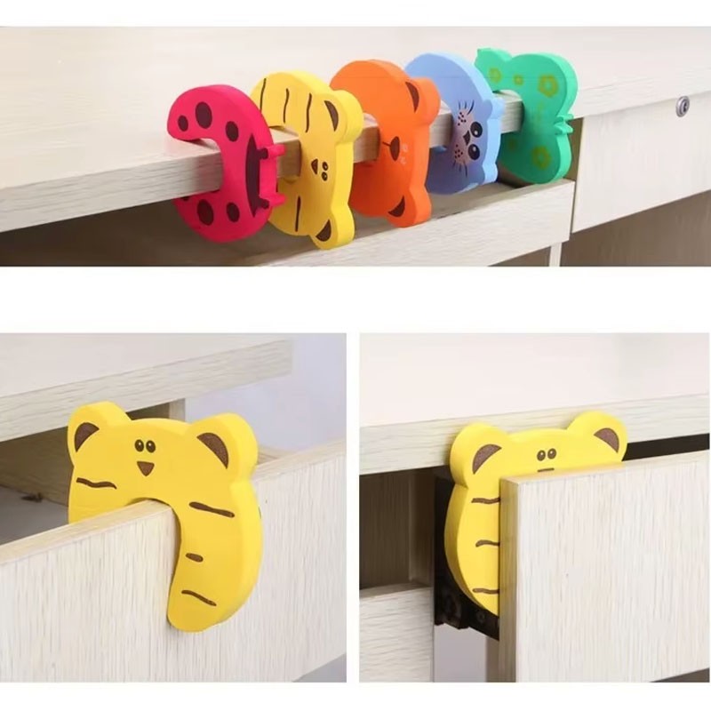 PROTECTOR SEGURIDAD TOPES PUERTA ANTIGOLPE PARA BEBE NIÑOS - 4
