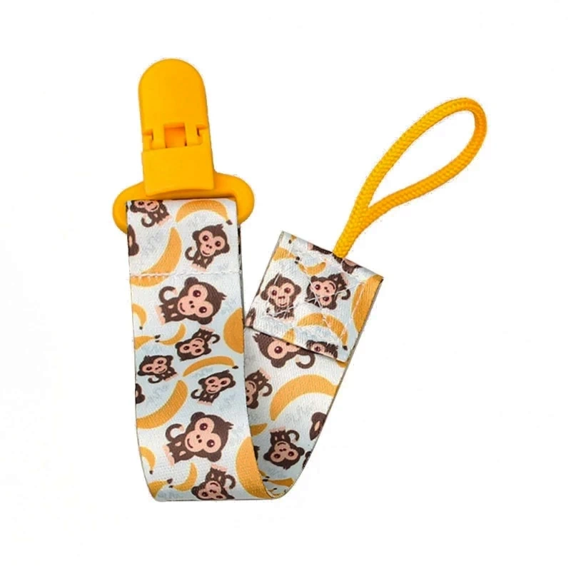 PORTA CHUPETE DE CINTA CLIPS DE TELA PARA BEBE AFIRMA TETE - 1