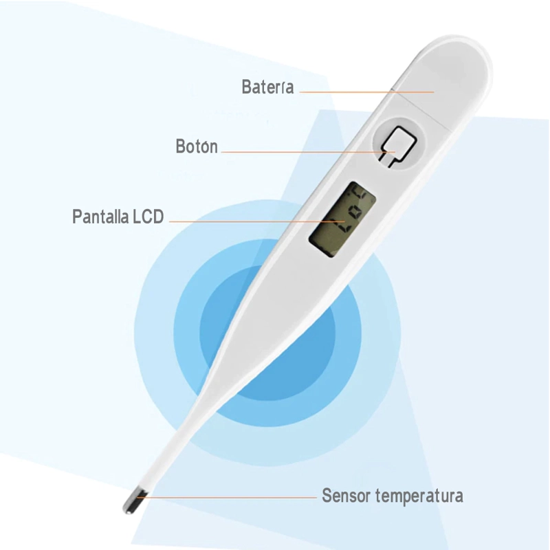 TERMOMETRO DIGITAL CORPORAL PARA BEBE NIÑOS LCD TEMPERATURA - 2