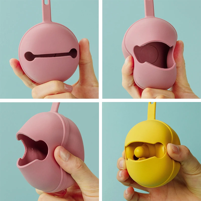 PORTA CHUPETE ESTUCHE DE SILICONA PARA BEBE  CAJA PORTATIL - 3