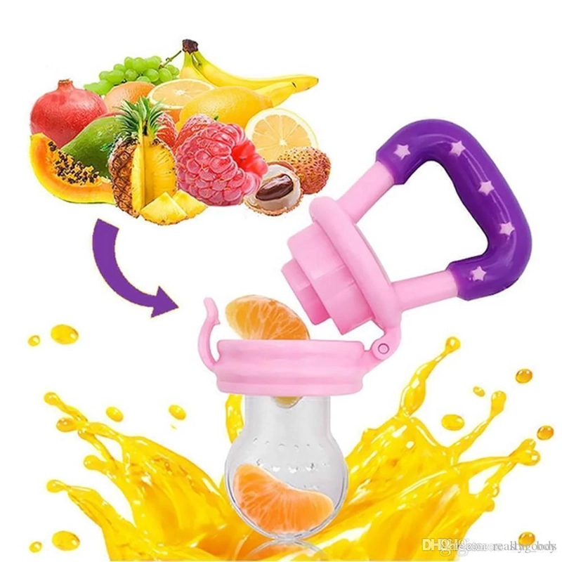 CHUPETE SILICONA BEBE  PARA COMER FRUTAS Y VERDURAS - 2