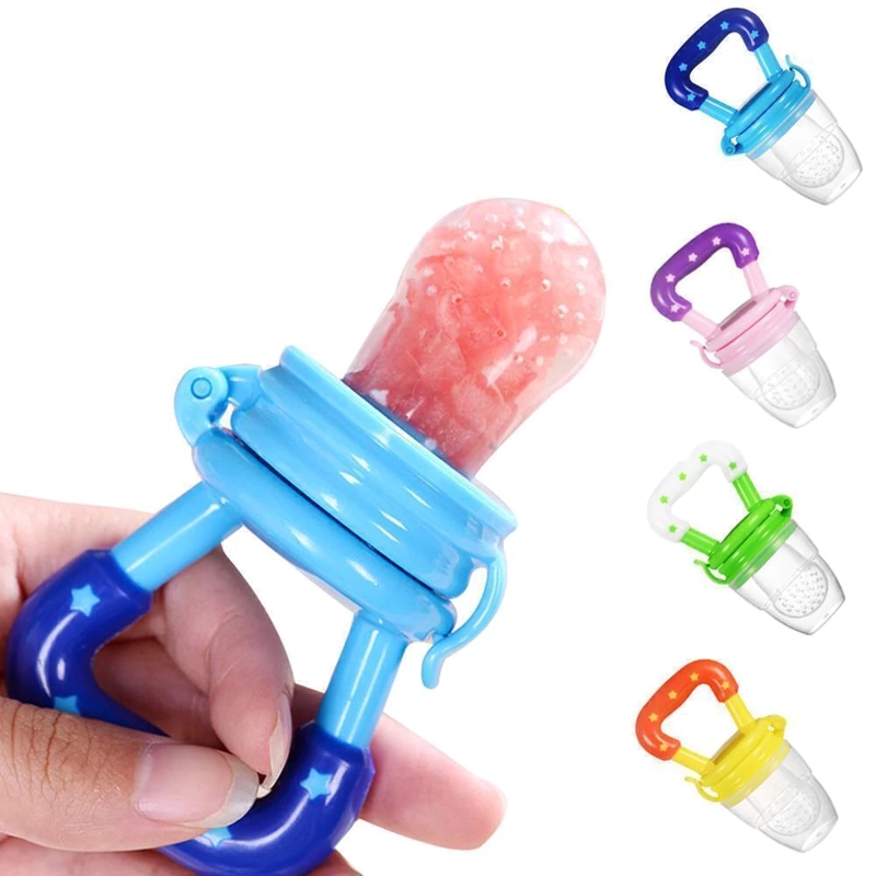 CHUPETE SILICONA BEBE  PARA COMER FRUTAS Y VERDURAS - 3