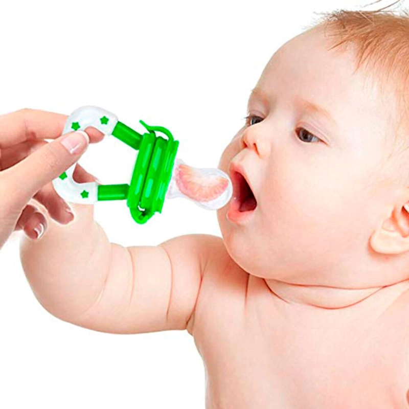 CHUPETE SILICONA BEBE  PARA COMER FRUTAS Y VERDURAS - 4
