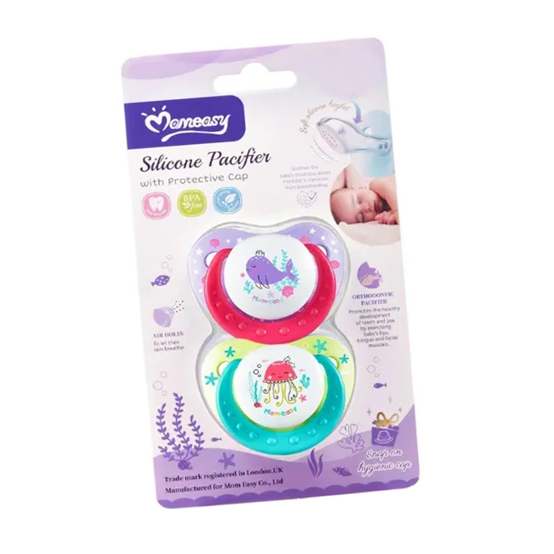 PACK 2 CHUPETES ORTODONTICOS ANATOMICOS SILICONA LIBRE BPA (M) - 2