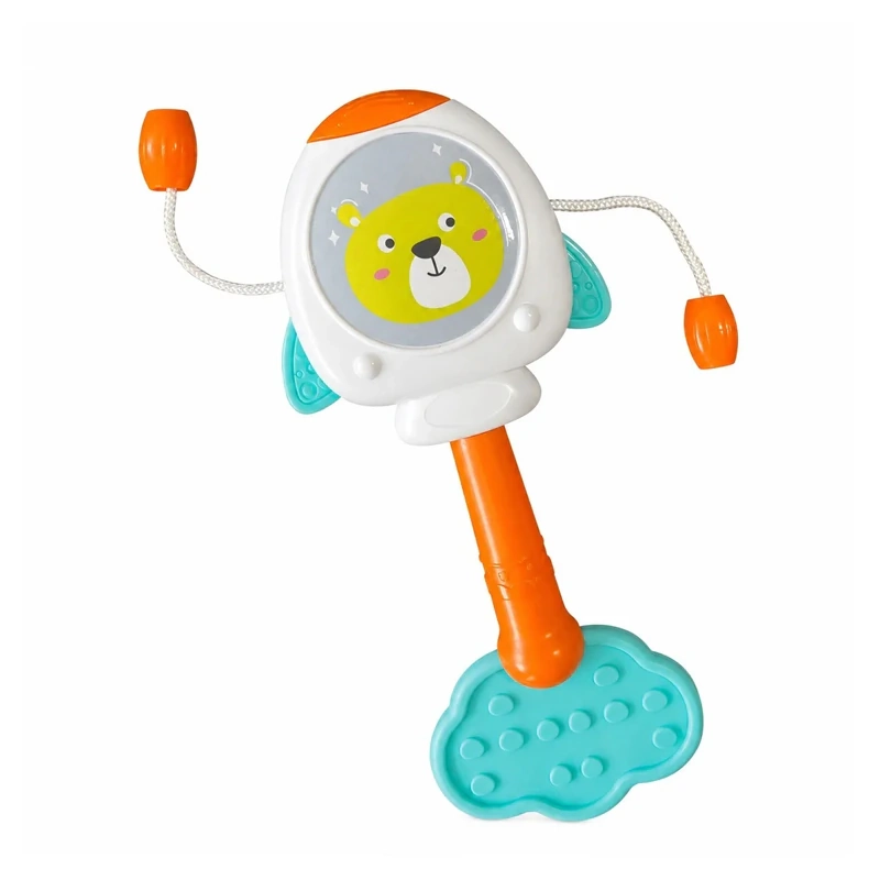 JUGUETE BEBE SONAJERO MORDEDOR DIDACTICO CASCABEL DENTICION - 1