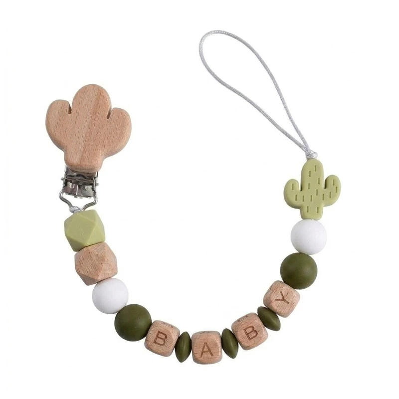 SUJETA CHUPETE CLIP PORTA CHUPETE SILICONA BEBE AFIRMA TETE - 1