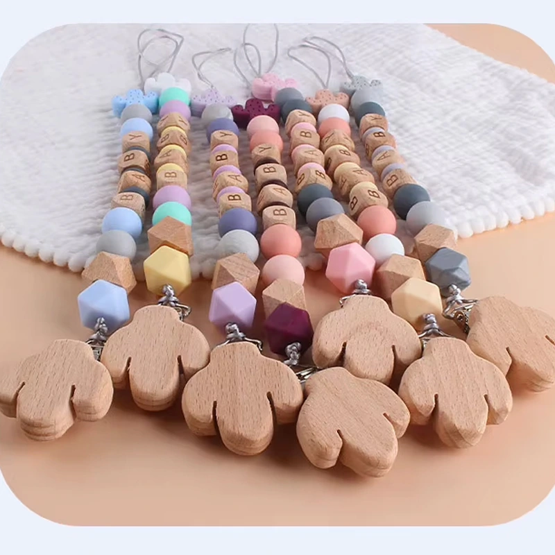 SUJETA CHUPETE CLIP PORTA CHUPETE SILICONA BEBE AFIRMA TETE - 4