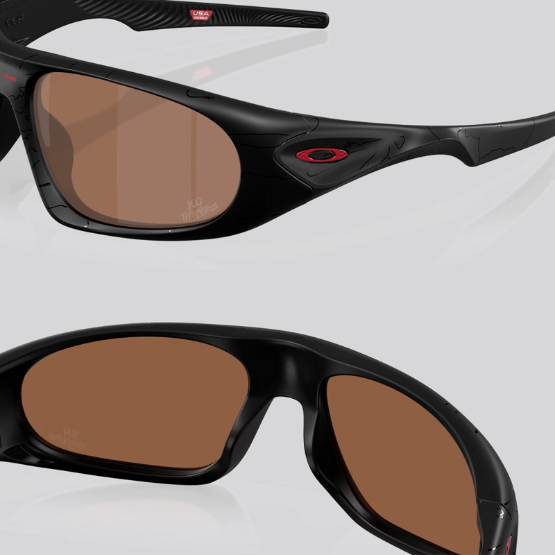 LENTES DE SOL OAKLEY NEOFORMA 100 THIEVES MATTE BLACK - 6