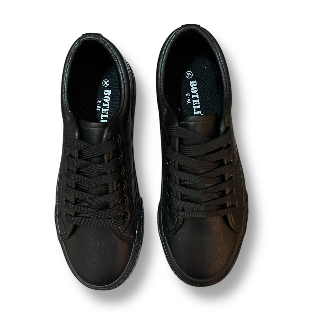 ZAPATILLAS NEGRAS ESCOLARES UNISEX - 4