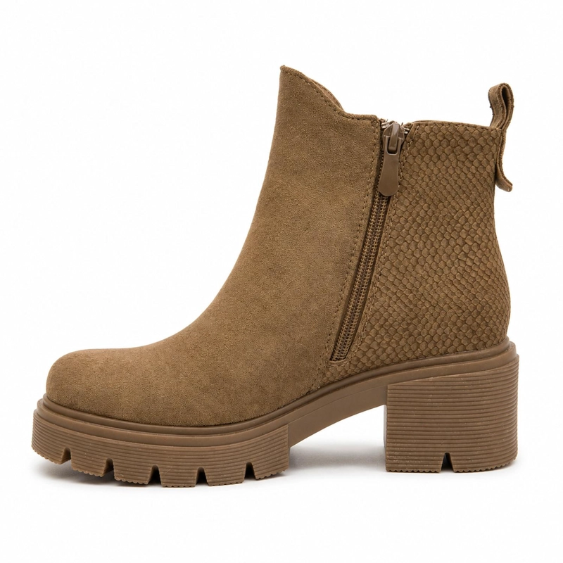 BOTA CAMEL MUJER GAMUZA Y PU ATENAS 25-31 - 2