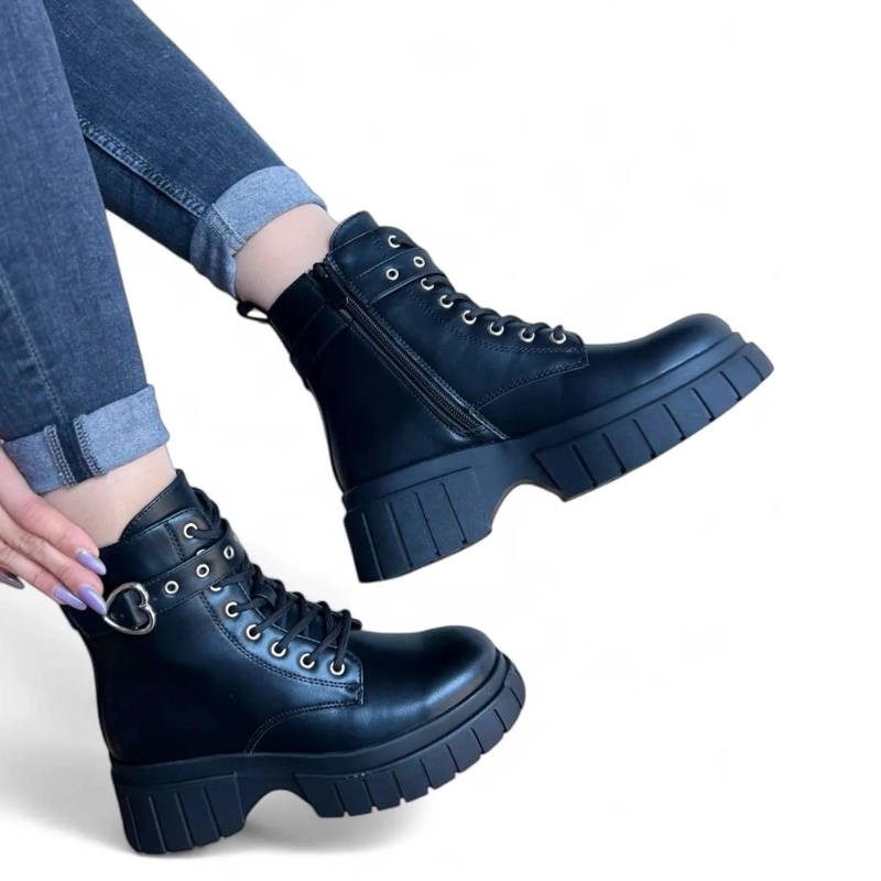 BOTA NEGRO MUJER PU ROMA 25-21 - 4