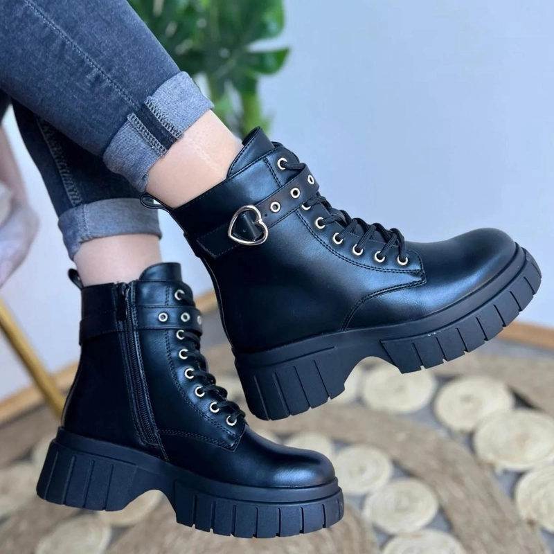 BOTA NEGRO MUJER PU ROMA 25-21 - 7