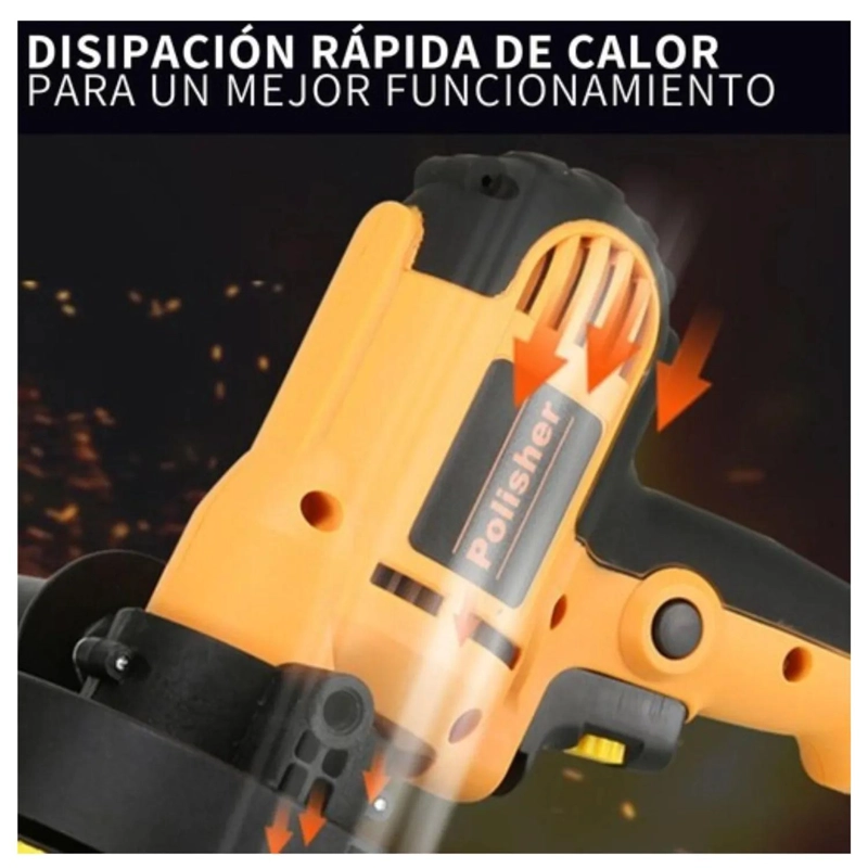 PULIDORA ELECTRICA 700W 5 PULGADAS CON MANGO DWE6401 - 8