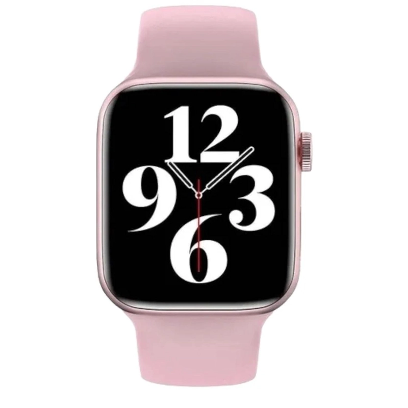 RELOJ SMARTWATCH INTELIGENTE HW22 PRO 44 MM ROSADO - 4