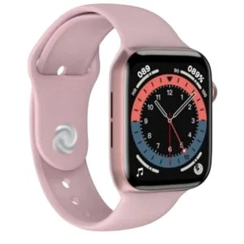 RELOJ SMARTWATCH INTELIGENTE HW22 PRO 44 MM ROSADO - 5