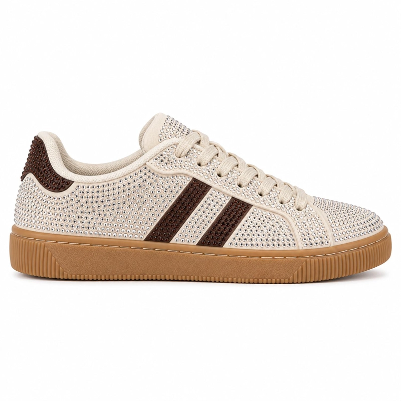 ZAPATILLA BEIGE MUJER ECOCUERO LUMI GB810 - 1