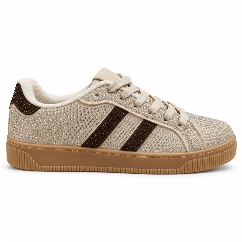 ZAPATILLA BEIGE MUJER ECOCUERO LUMI GB810 - 1