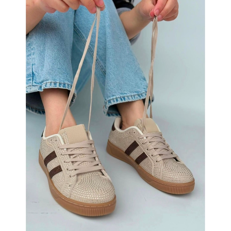 ZAPATILLA BEIGE MUJER ECOCUERO LUMI GB810 - 6