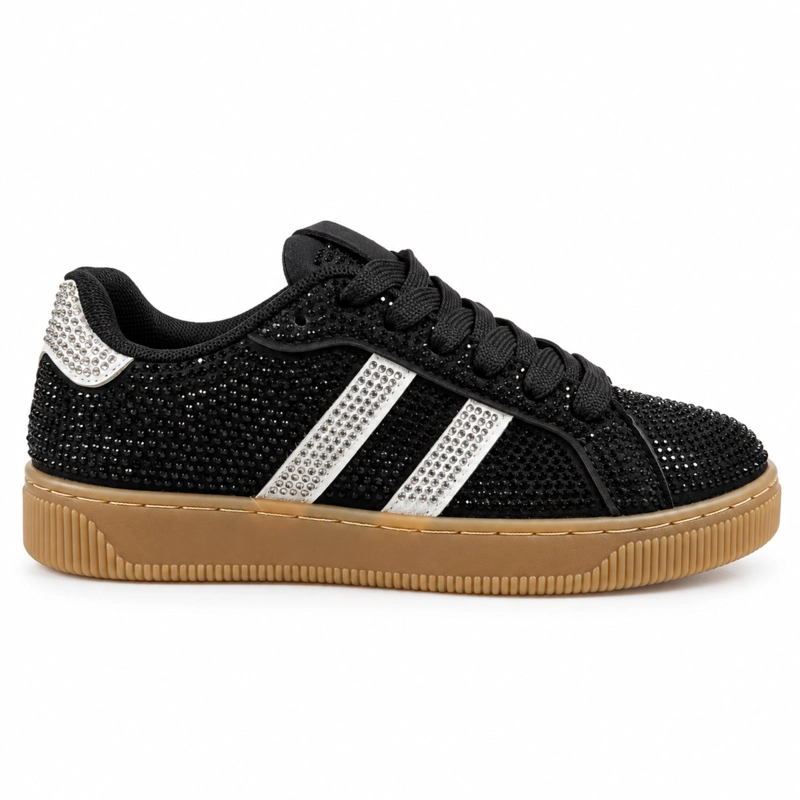 ZAPATILLA NEGRO MUJER ECOCUERO LUMI GB810 - 1