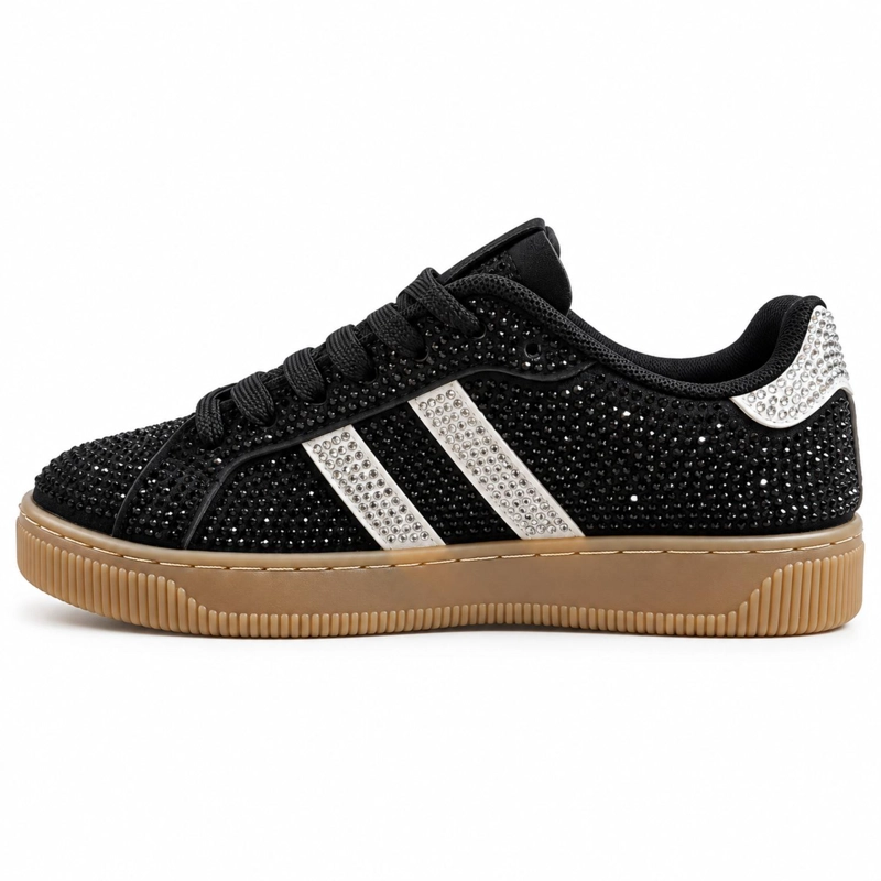 ZAPATILLA NEGRO MUJER ECOCUERO LUMI GB810 - 2