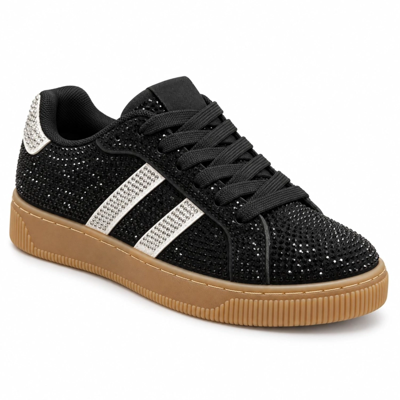 ZAPATILLA NEGRO MUJER ECOCUERO LUMI GB810 - 3