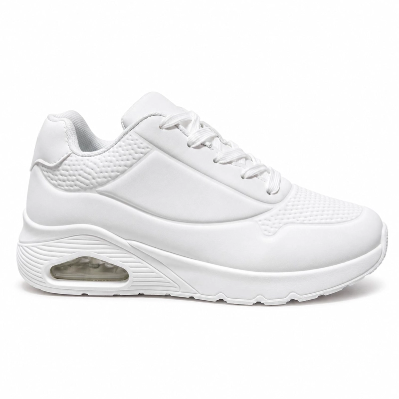 ZAPATILLA BLANCO MUJER ECOCUERO MIAMI M51 - 1