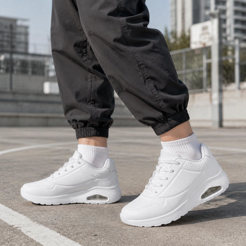 ZAPATILLA BLANCO MUJER ECOCUERO MIAMI M51 - 4
