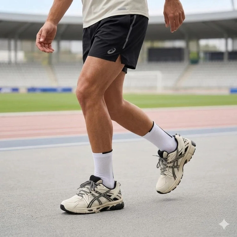 ZAPATILLA DEPORTIVA BEIGE CREMA UNISEX ASIS PG5359-18 - 5