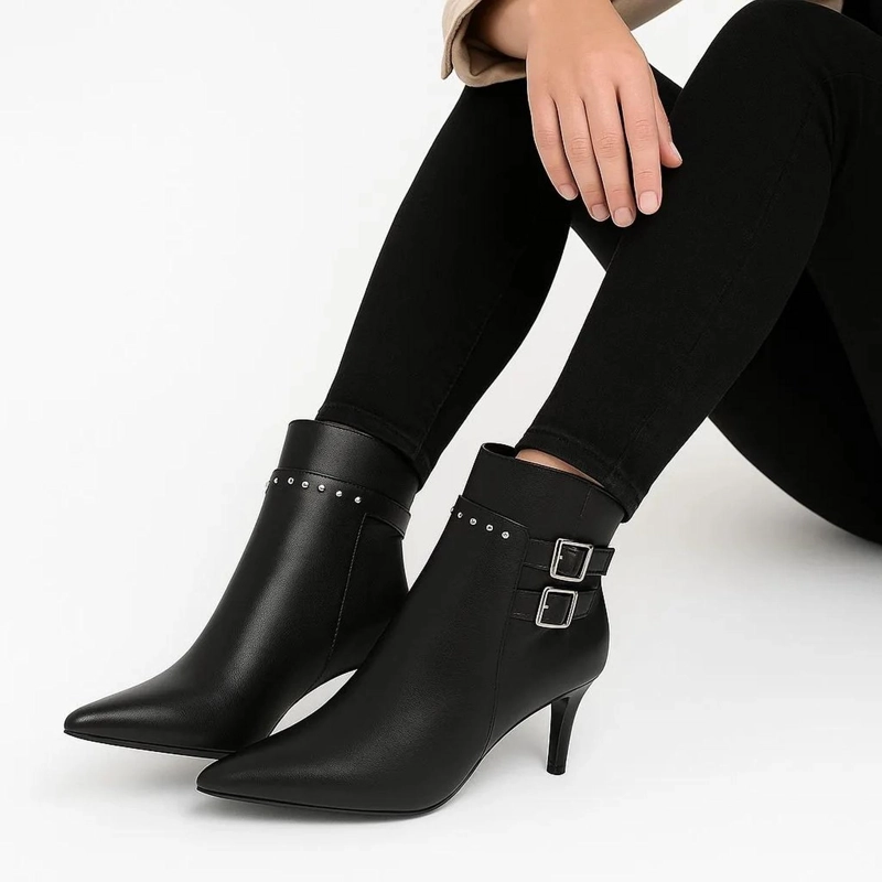 BOTIN NEGRO MUJER PU TINA TINA-001 - 4