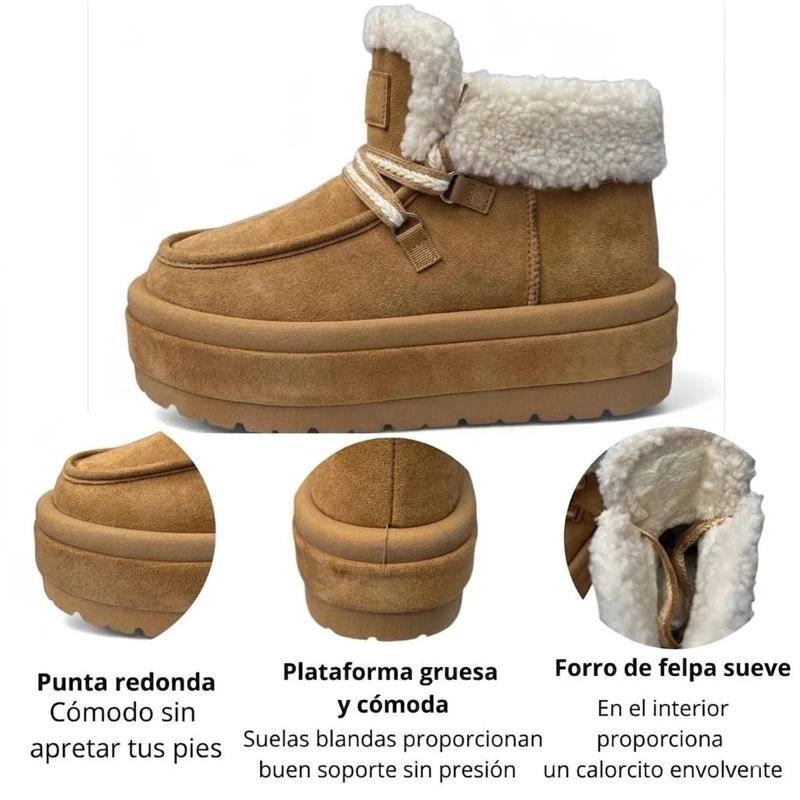 BOTA CAMEL MUJER GAMUZA ASPEN GB610 - 2