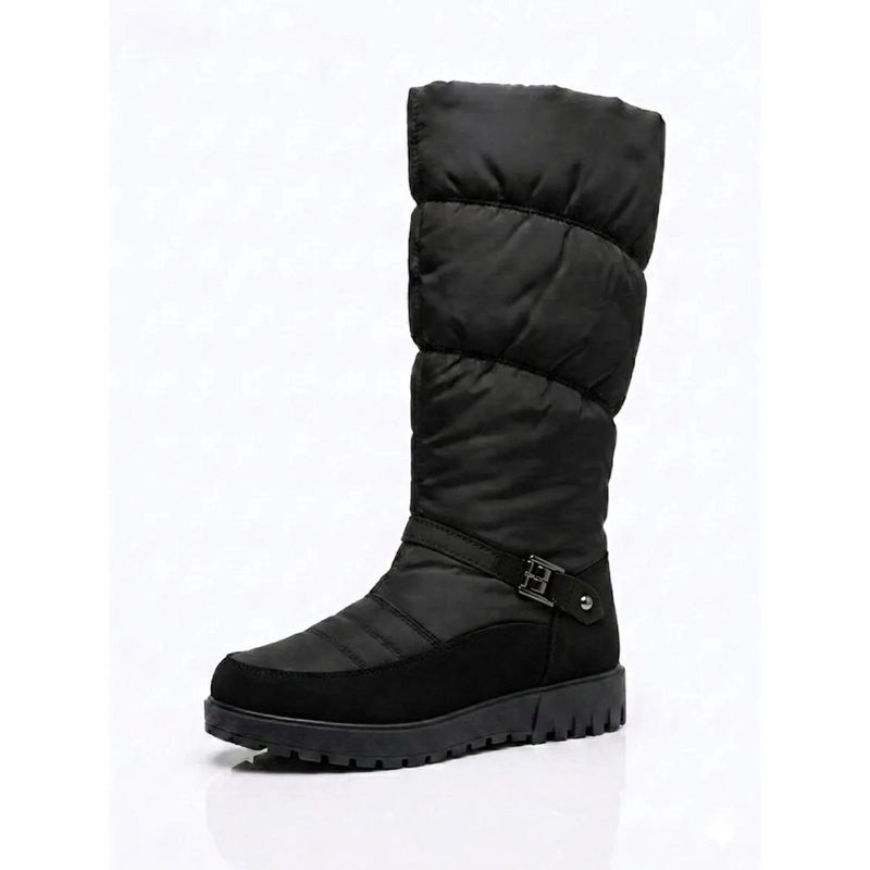 BOTAS NEGRAS IMPERMEABLE HERIEL INVIERNO NIEVE LUVIA FORRADAS CHIPORRO H558-1 - 1