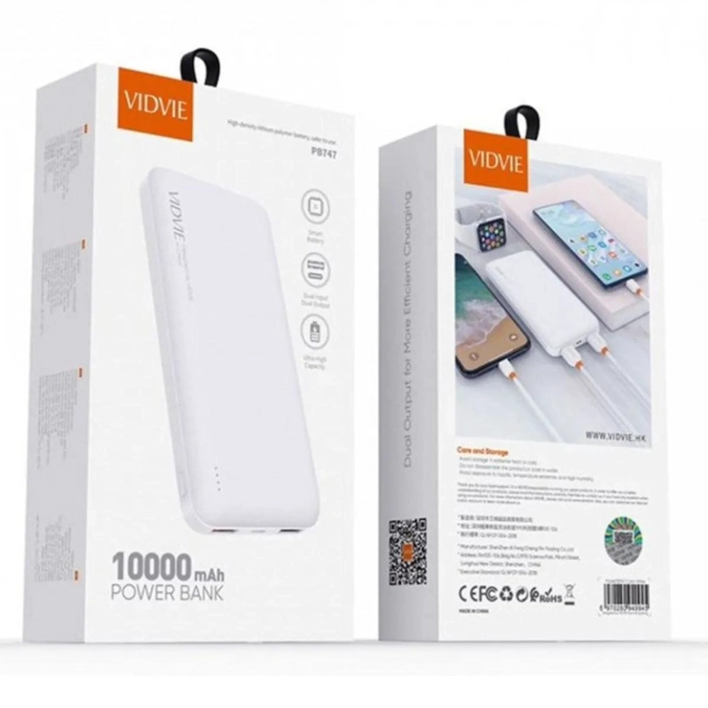 BATERIA EXTERNA POWER BANK VIDVIE PB747 10.000 MAH - 3