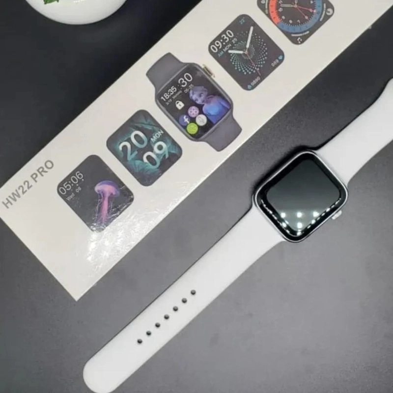 RELOJ SMARTWATCH INTELIGENTE HW22 PRO 44 MM BLANCO - 5