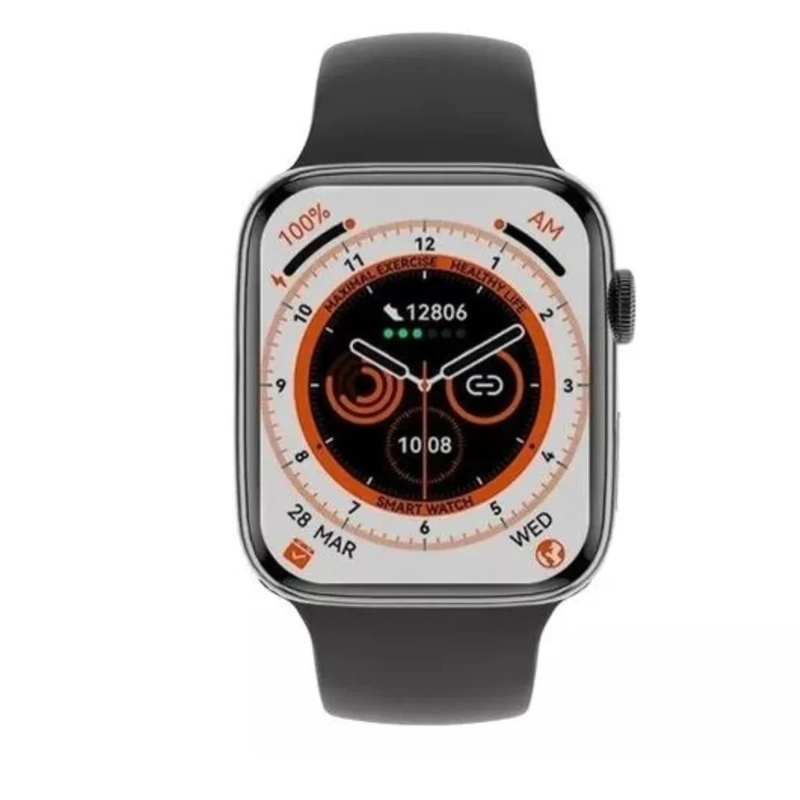 RELOJ SMARTWATCH INTELIGENTE HW22 PRO 44 MM NEGRO - 4