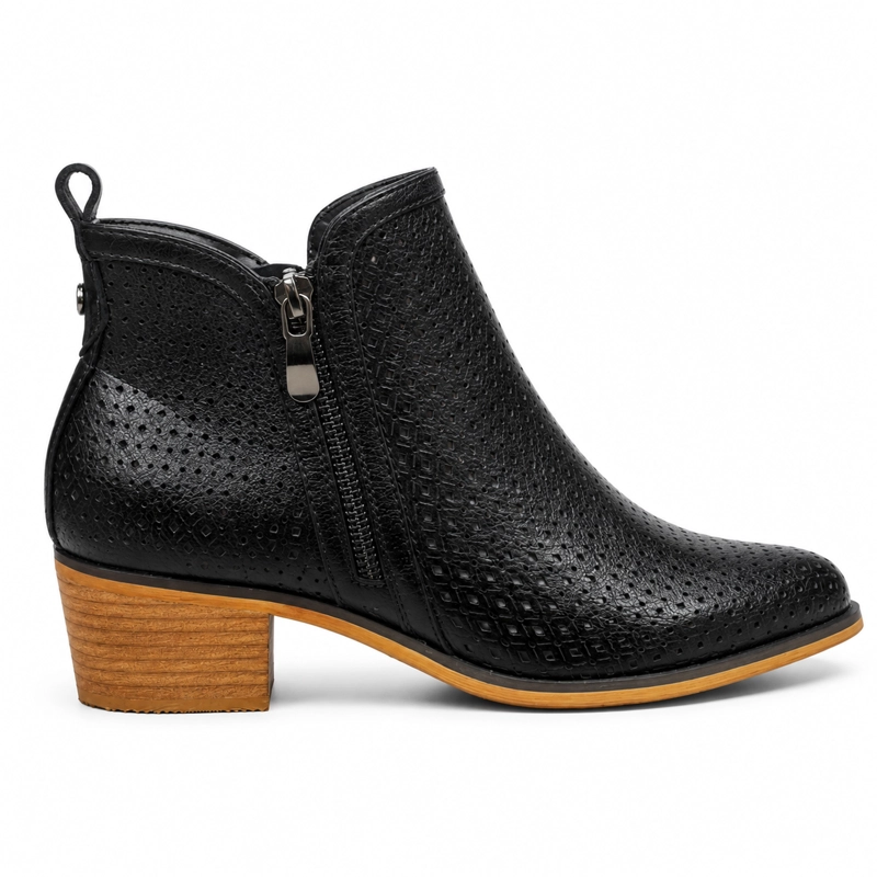 BOTIN NEGRO MUJER ECOCUERO SIENA 24-60 - 1