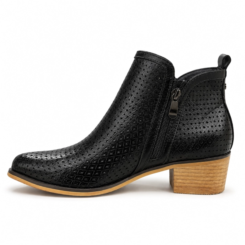 BOTIN NEGRO MUJER ECOCUERO SIENA 24-60 - 2