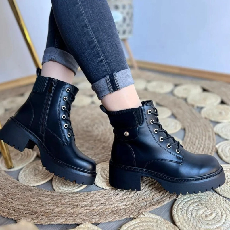 BOTA NEGRO MUJER ECOCUERO TURIN 25-33 - 5