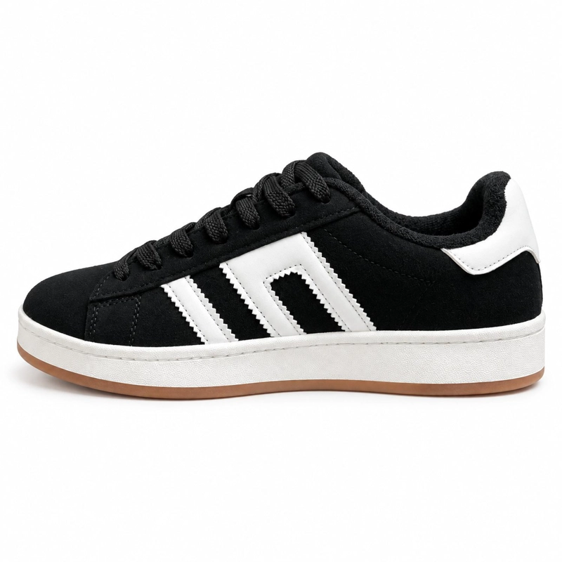 ZAPATILLA URBANA NEGRO MUJER GAMUZA ATLAS 340A - 2