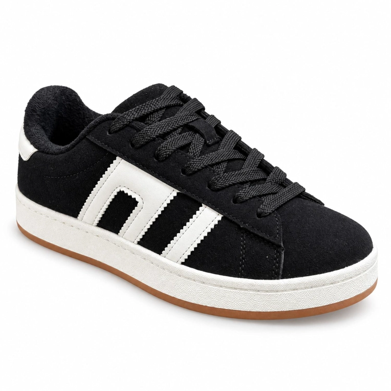 ZAPATILLA URBANA NEGRO MUJER GAMUZA ATLAS 340A - 3