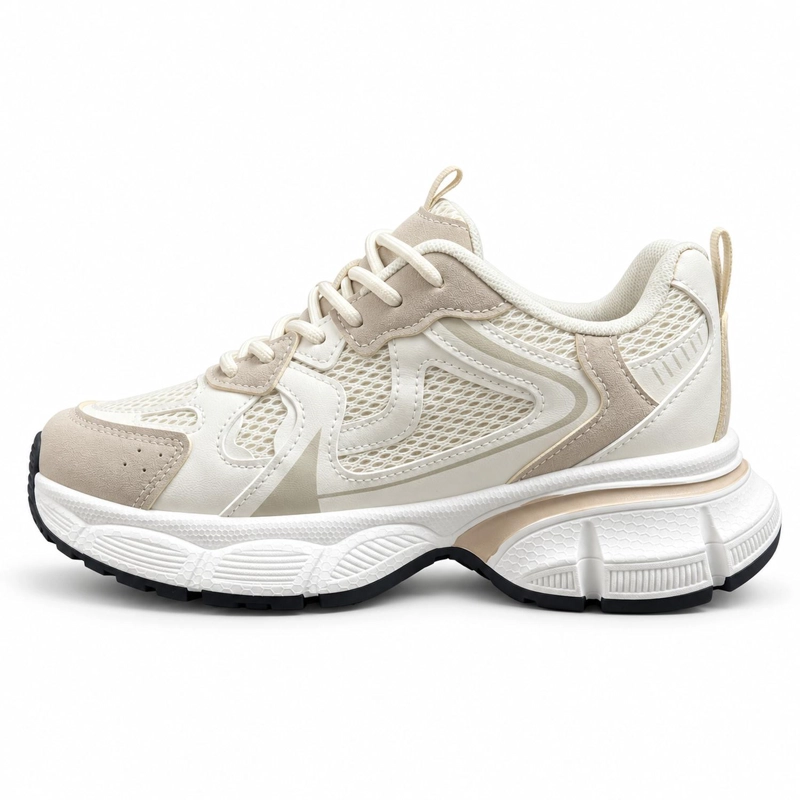 ZAPATILLA DEPORTIVA BEIGE MUJER CAPRI 2460-18 - 2