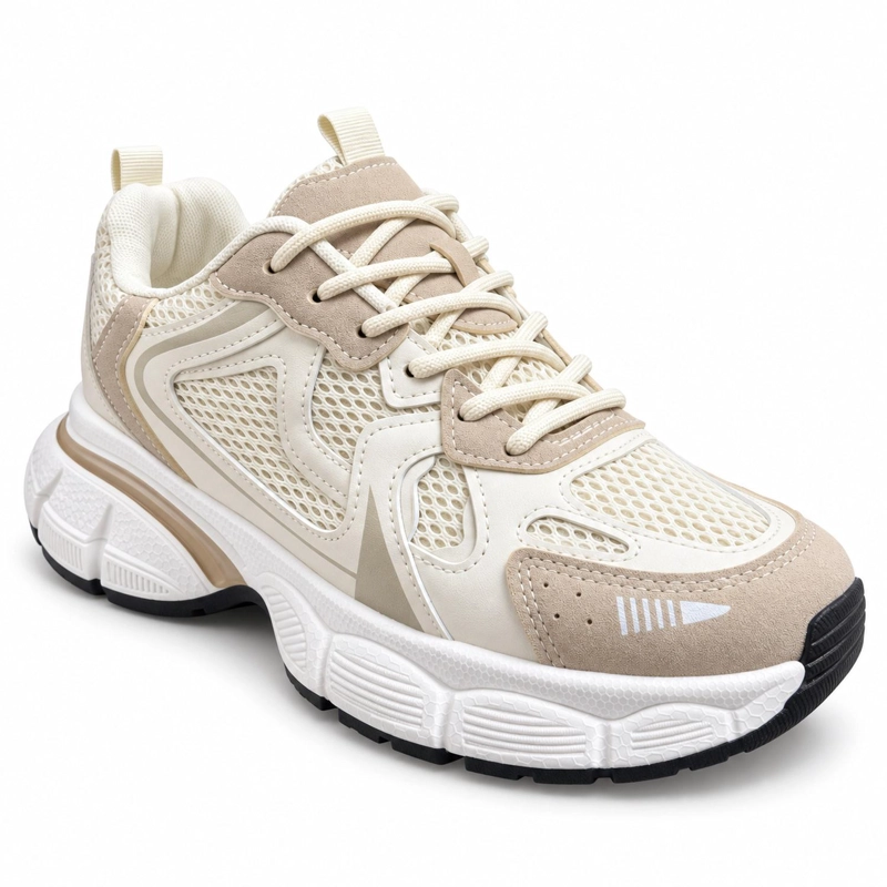 ZAPATILLA DEPORTIVA BEIGE MUJER CAPRI 2460-18 - 3