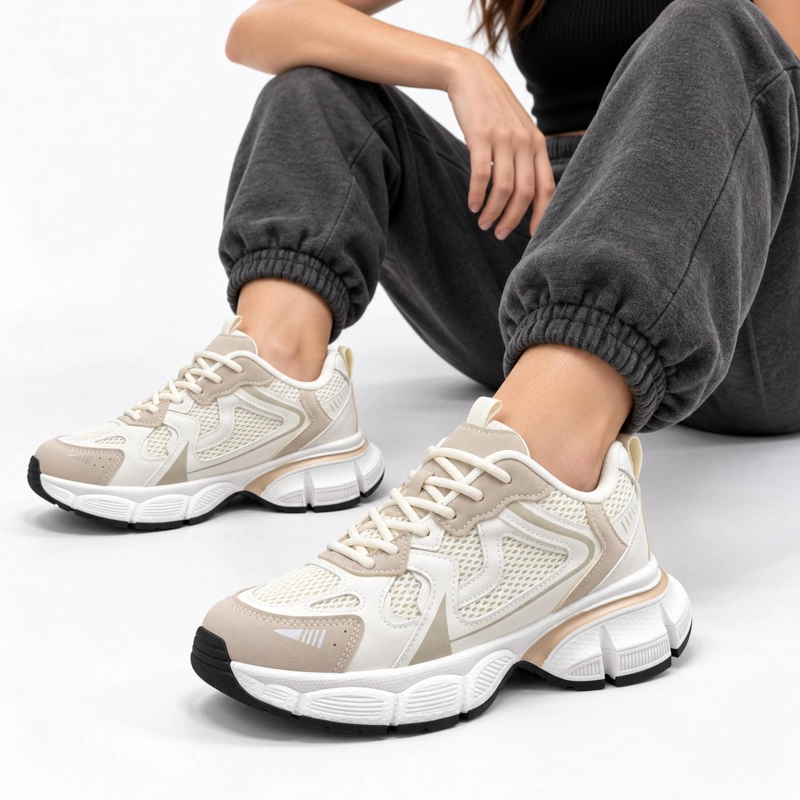 ZAPATILLA DEPORTIVA BEIGE MUJER CAPRI 2460-18 - 5